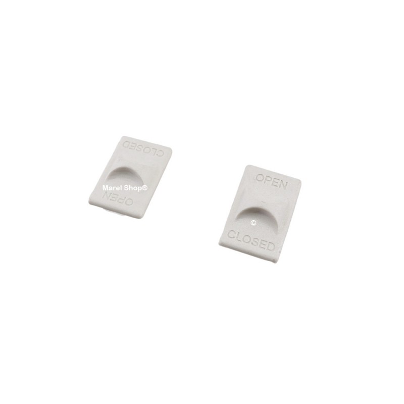 Supporto Leva Sgancio Griglia per Cappa Elica Kit 2 Pezzi Bianco TST0111388A