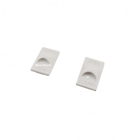 Supporto Leva Sgancio Griglia per Cappa Elica Kit 2 Pezzi Bianco TST0111388A
