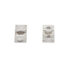 Supporto Leva Sgancio Griglia per Cappa Elica Kit 2 Pezzi Bianco TST0111388A
