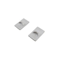 Supporto Leva Sgancio Griglia per Cappa Elica Kit 2 Pezzi Grigio TST0111390A