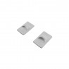 Supporto Leva Sgancio Griglia per Cappa Elica Kit 2 Pezzi Grigio TST0111390A