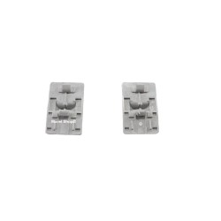 Supporto Leva Sgancio Griglia per Cappa Elica Kit 2 Pezzi Grigio TST0111390A