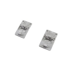 Supporto Leva Sgancio Griglia per Cappa Elica Kit 2 Pezzi Grigio TST0111390A