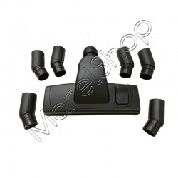 Spazzola Parquet Universale Con Ruote 7 Raccordi 30-37mm Tutte Le Marche