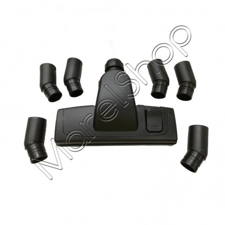 Spazzola Parquet Universale Con Ruote 7 Raccordi 30-37mm Tutte Le Marche