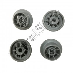 Kit Ruote Grandi per Cestello Lavastoviglie Bosch 00165314