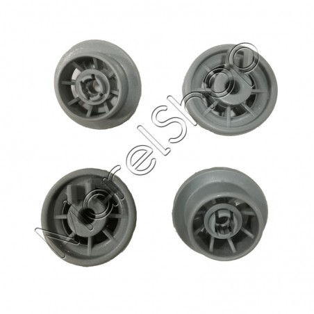 Kit Ruote Grandi per Cestello Lavastoviglie Bosch 00165314