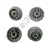 Kit Ruote Grandi per Cestello Lavastoviglie Bosch 00165314