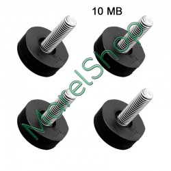 Kit 4 Piedini Universali Lavastoviglie Lavatrice 10MB