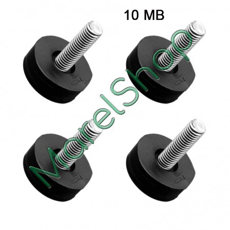 Kit 4 Piedini Universali Lavastoviglie Lavatrice 10MB