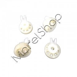 Kit 4 Ruote Grandi Cesto Lavastoviglie Bosch Siemens