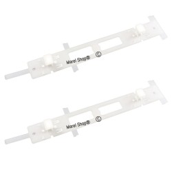 Guida Scorrevole Staffa Fissaggio Porta per Lavastoviglie Whirlpool Ignis Bauknecht 481240448611