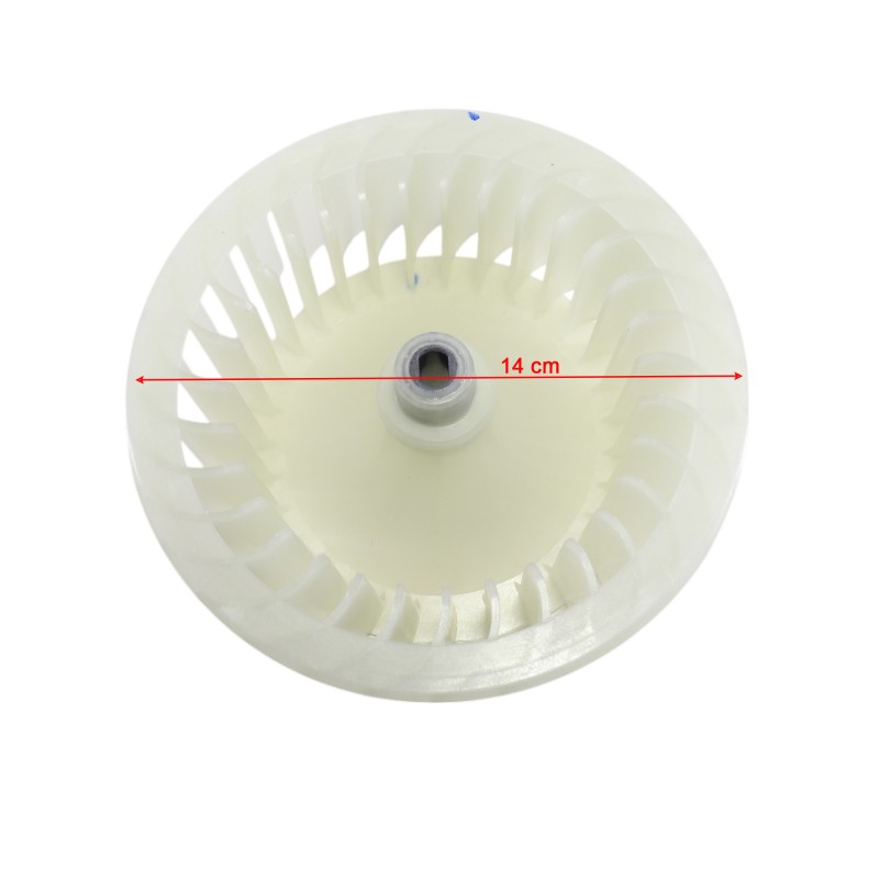 Ruota Ventola Convogliatore Aria Anteriore Motore Lato Cinghia per Asciugatrice Sharp Vestel Akai 42161615