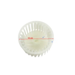 Ruota Ventola Convogliatore Aria Posteriore Motore Diametro 10 cm per Asciugatrice Sharp Vestel Akai 42161612