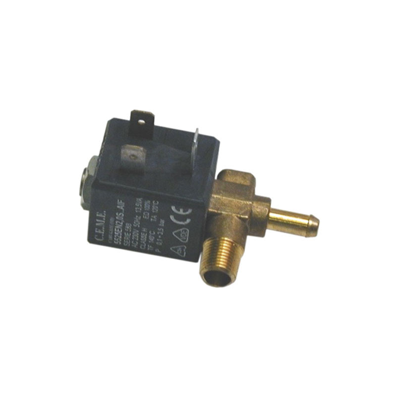 Elettrovalvola 1/8 attacco maschio 90 Gradi per Ferro da Stiro M0001751