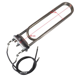 Resistenza 5000 W 28 x 6,5 cm Harvia Generatore di Vapore Bagno Turco ZG-365