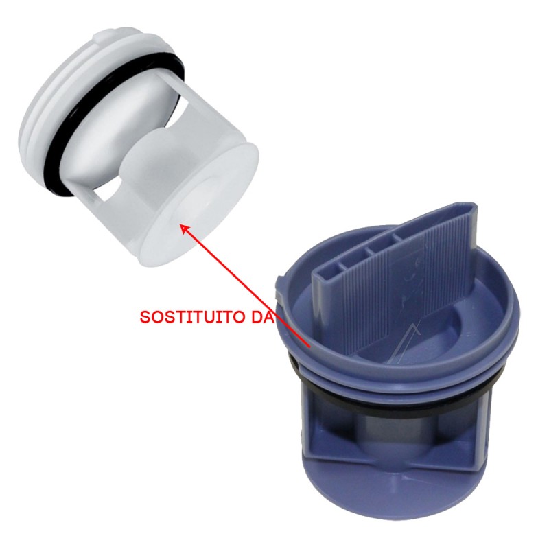 Filtro Tappo Scarico per Lavatrice Bosch Siemens 00647920