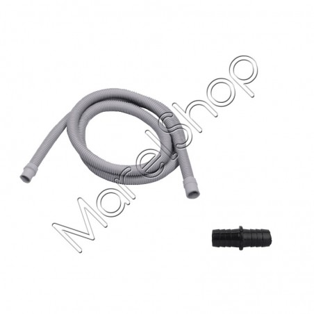 Kit Proilunga Tubo Scarico + Raccordo Di Giunzione Da 3 Mt. Lavatrici Lavastoviglie