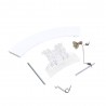 Maniglia Maniglietta Kit Completo Impugnatura Oblò per Lavatrice Electrolux Zanussi Rex 4055177168