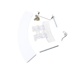 Maniglia Maniglietta Kit Completo Impugnatura Oblò per Lavatrice Electrolux Zanussi Rex 4055177168