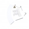 Maniglia Maniglietta Kit Completo Impugnatura Oblò per Lavatrice Electrolux Zanussi Rex 4055177168