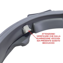 Guarnizione Soffietto Oblò con Foro Tubetto Aperto per Lavatrice Samsung DC64-03235A