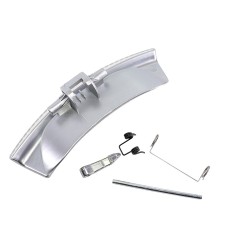 Maniglia Maniglietta Kit Completo Impugnatura Oblò per Lavatrice Electrolux Zanussi Rex 50292021008