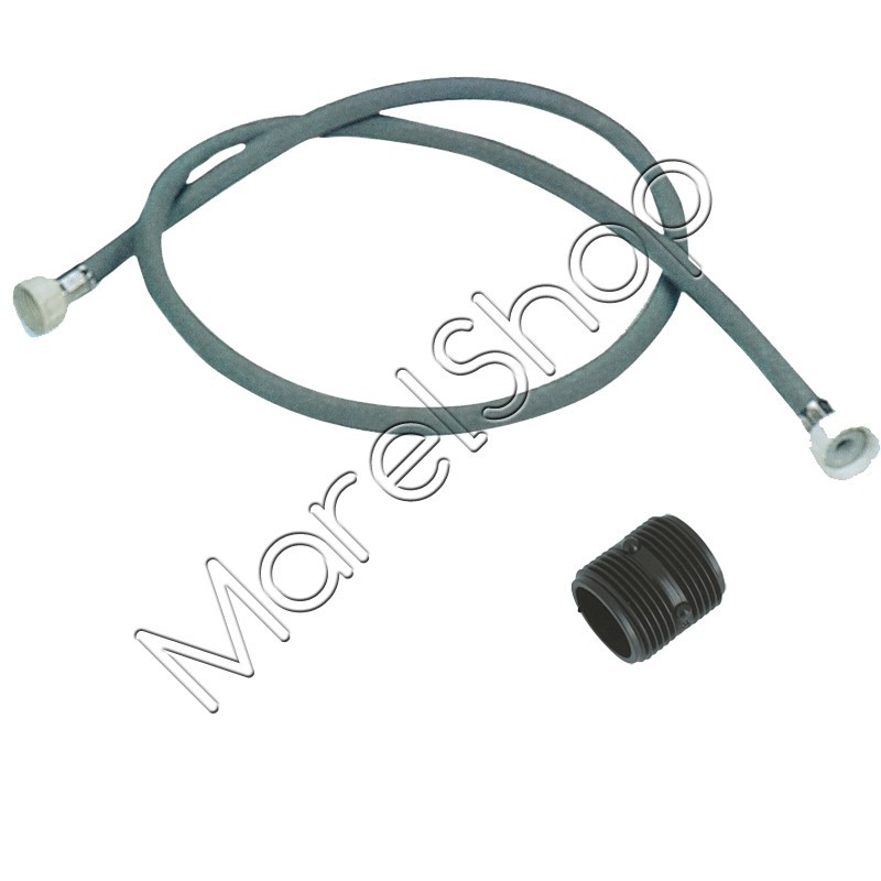 Kit Prolunga Tubo Carico+ Raccordo Lunghezza 3 Mt Lavatrici Lavastoviglie Universale