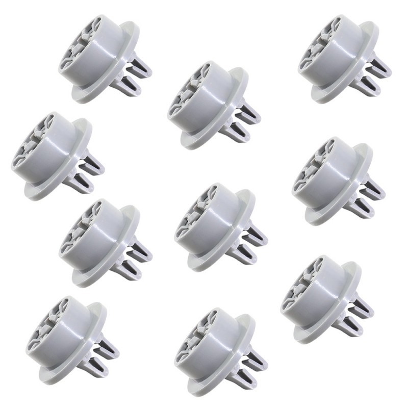 Kit 10 Pezzi Ruote Rotelle per Cesto Inferiore Lavastoviglie Beko Diametro Interno Ruota 30 mm Esterno 40 mm 1782020300
