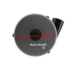 Motore 1200W Aspirapolvere Liquidi con Bocchettone Laterale 50 Lt Altezza Totale 180 mm VAC025UN