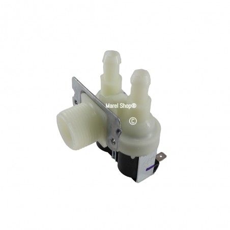 Elettrovalvola 2 Vie 90° 24 Volt - AC Corrente Alternata Ingresso 3/4 Uscita 12 mm per Vari Usi