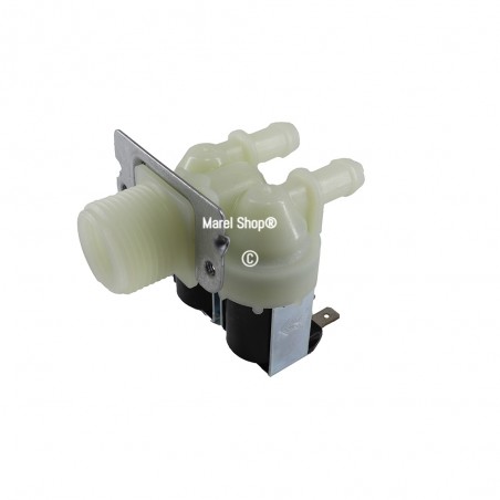 Elettrovalvola 2 Vie 180° 24 Volt - AC Corrente Alternata Ingresso 3/4 Uscita 12 mm per Vari Usi