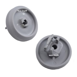 Ruota Rotella Kit 2 Pezzi per Cestello Inferiore Lavastoviglie Miele 02372352