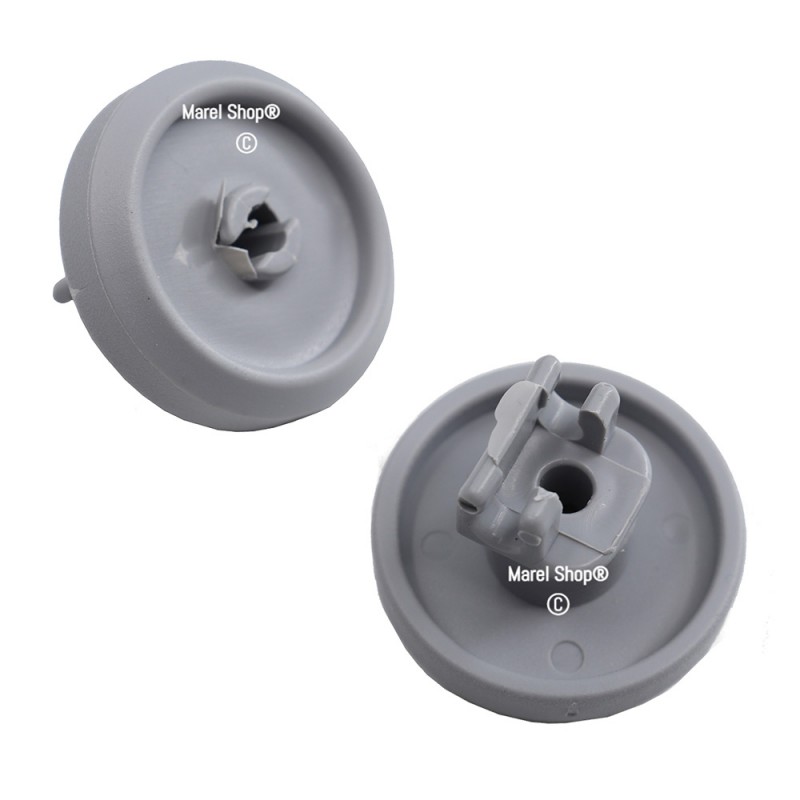 Ruota Rotella Kit 2 Pezzi per Cestello Inferiore Lavastoviglie Miele 02372352