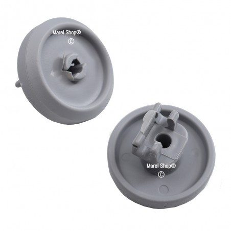 Ruota Rotella Kit 2 Pezzi per Cestello Inferiore Lavastoviglie Miele 02372352