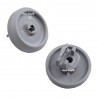 Ruota Rotella Kit 2 Pezzi per Cestello Inferiore Lavastoviglie Miele 02372352