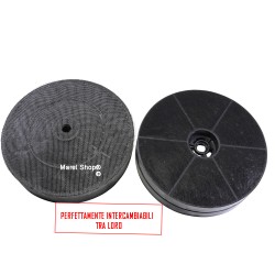 Filtro in Carbone MOD 46 Diametro 173 mm Altezza 35 mm per Cappa Turboair 9029801504