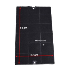 Filtro Carbone Rettangolare per Cappa Faber 45 x 27 cm MOD EFF52 9029793768