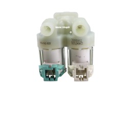 Elettrovalvola Due Vie 180 Gradi Uscite Bocchette 12 e 14 mm per Lavatrice Electrolux Zanussi Rex 3792260725